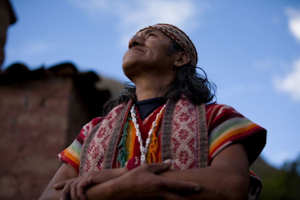 Maestro andino en el Valle Sagrado